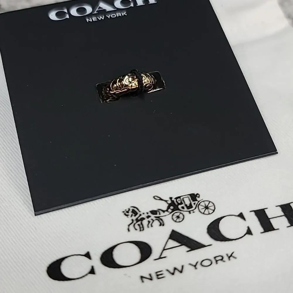 COACH Signature Quilted Ear Cuff NWT - Picture 3 of 8